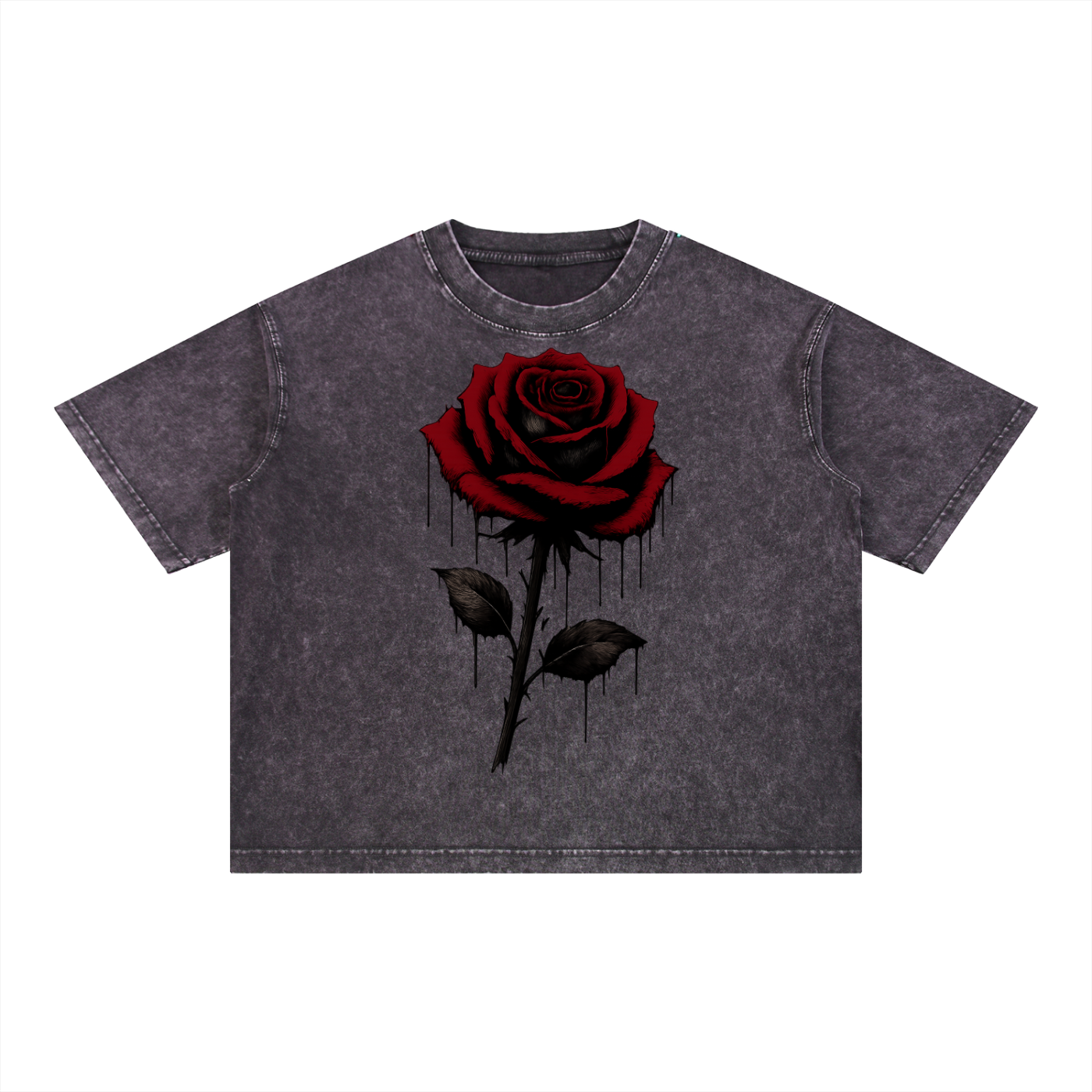 Mineral Wash Boxy Cotton T-Shirt