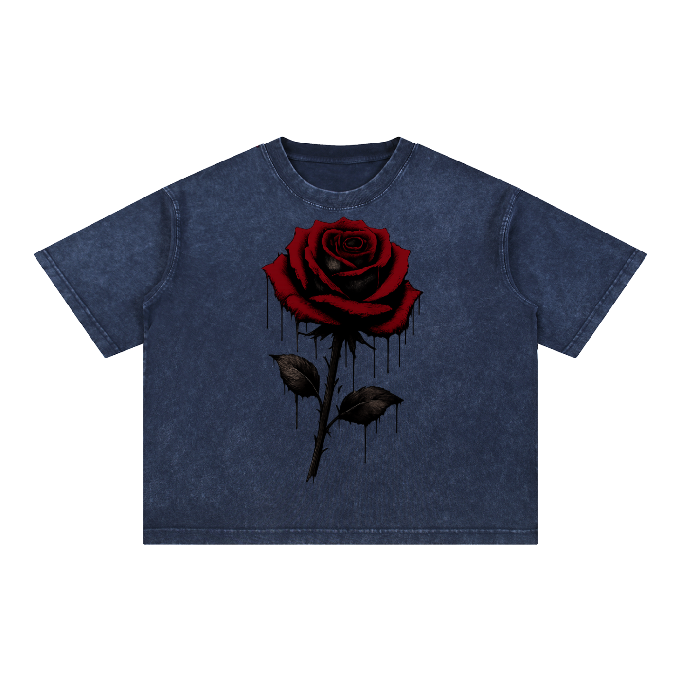 Mineral Wash Boxy Cotton T-Shirt