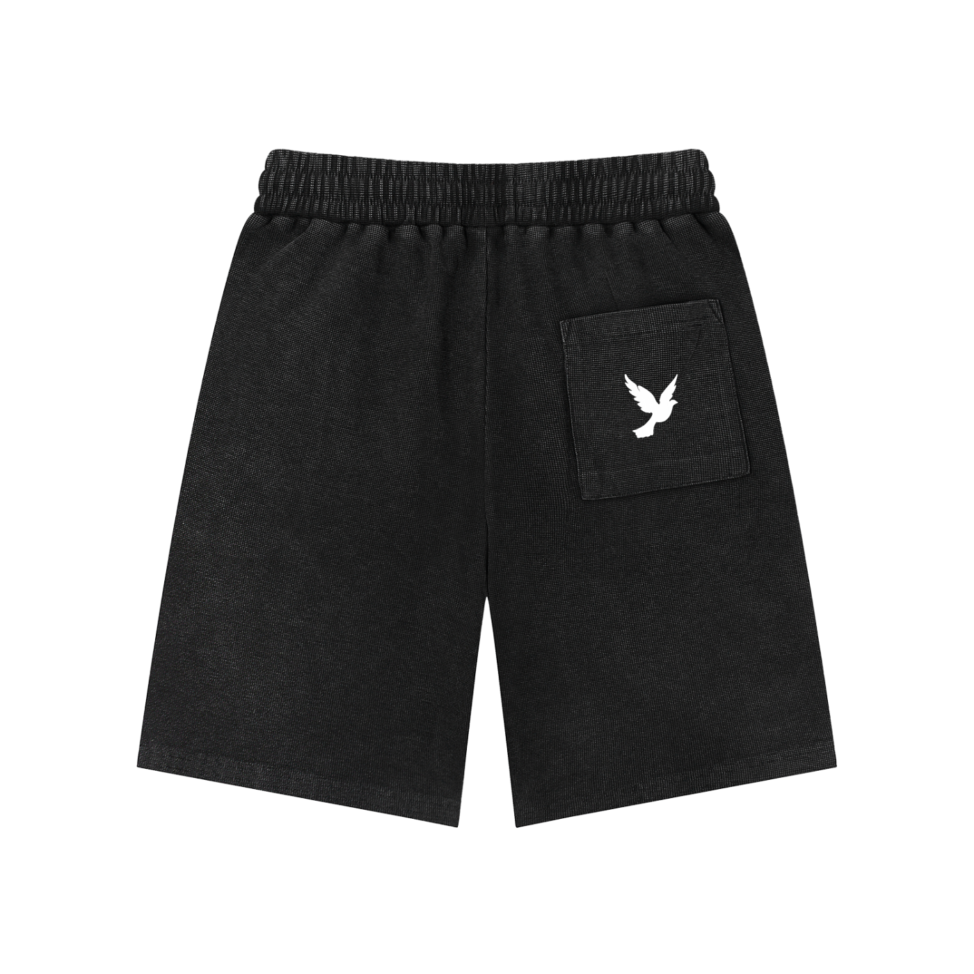 Mineral Wash Waffle Knit Shorts
