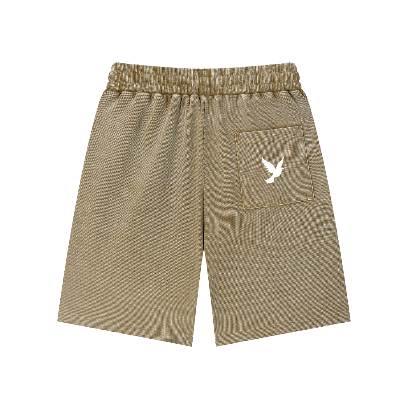 Mineral Wash Waffle Knit Shorts