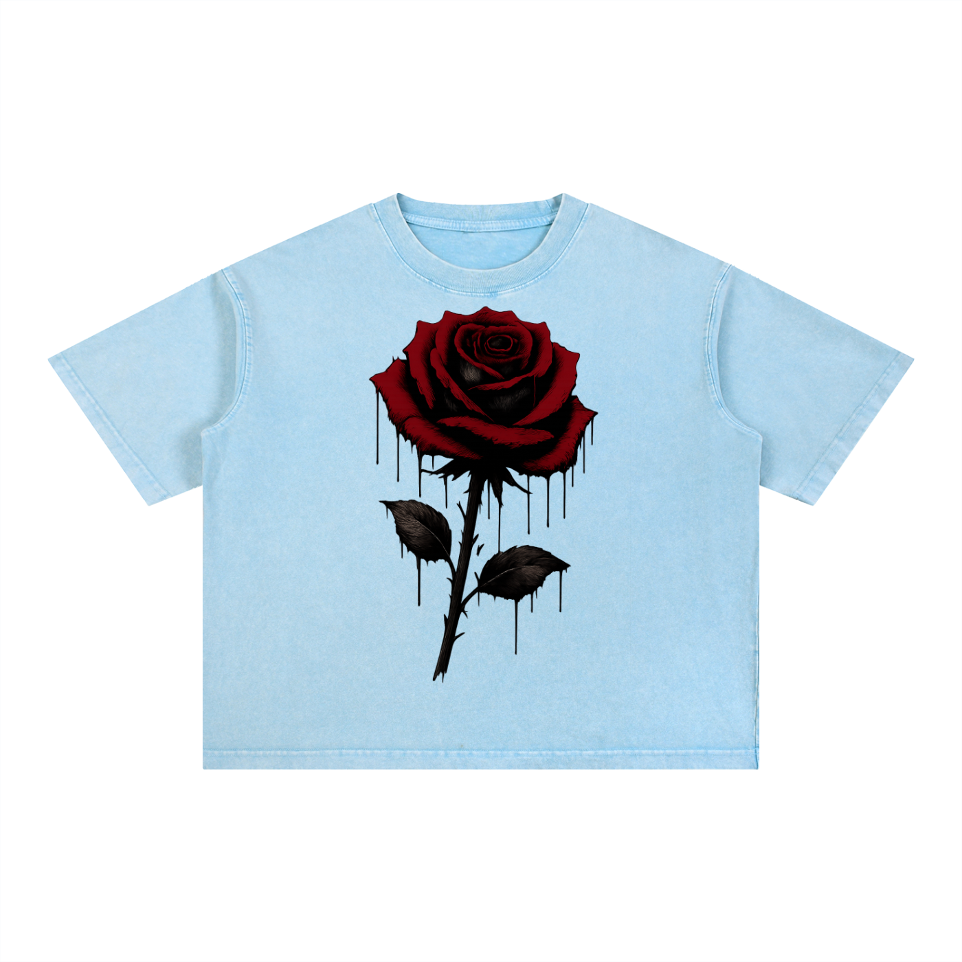 Mineral Wash Boxy Cotton T-Shirt
